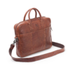 Elegantní kožená brašna Briefcase Soft 13" Brandy BB100, ručně vyrobená z pravé kůže, vhodná pro 13" notebooky