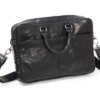 briefcase 13 kožená Black BAOOBAOO