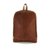 kožený batoh BAOOBAOO BrandyKožený batoh Backpack Medium Brandy BAOOBAOO, pravá kůže, švédský design